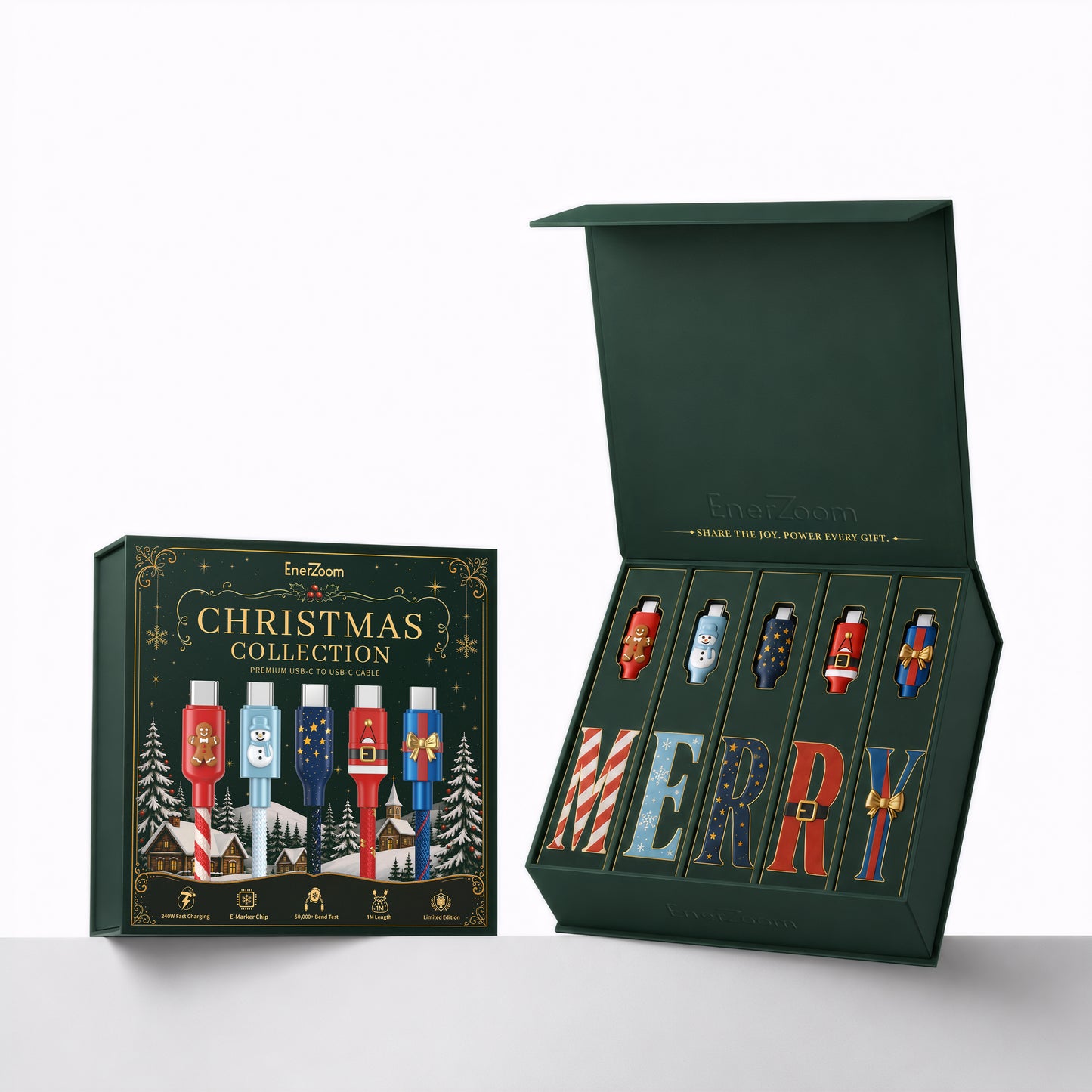 MerryCharge Christmas Cable
