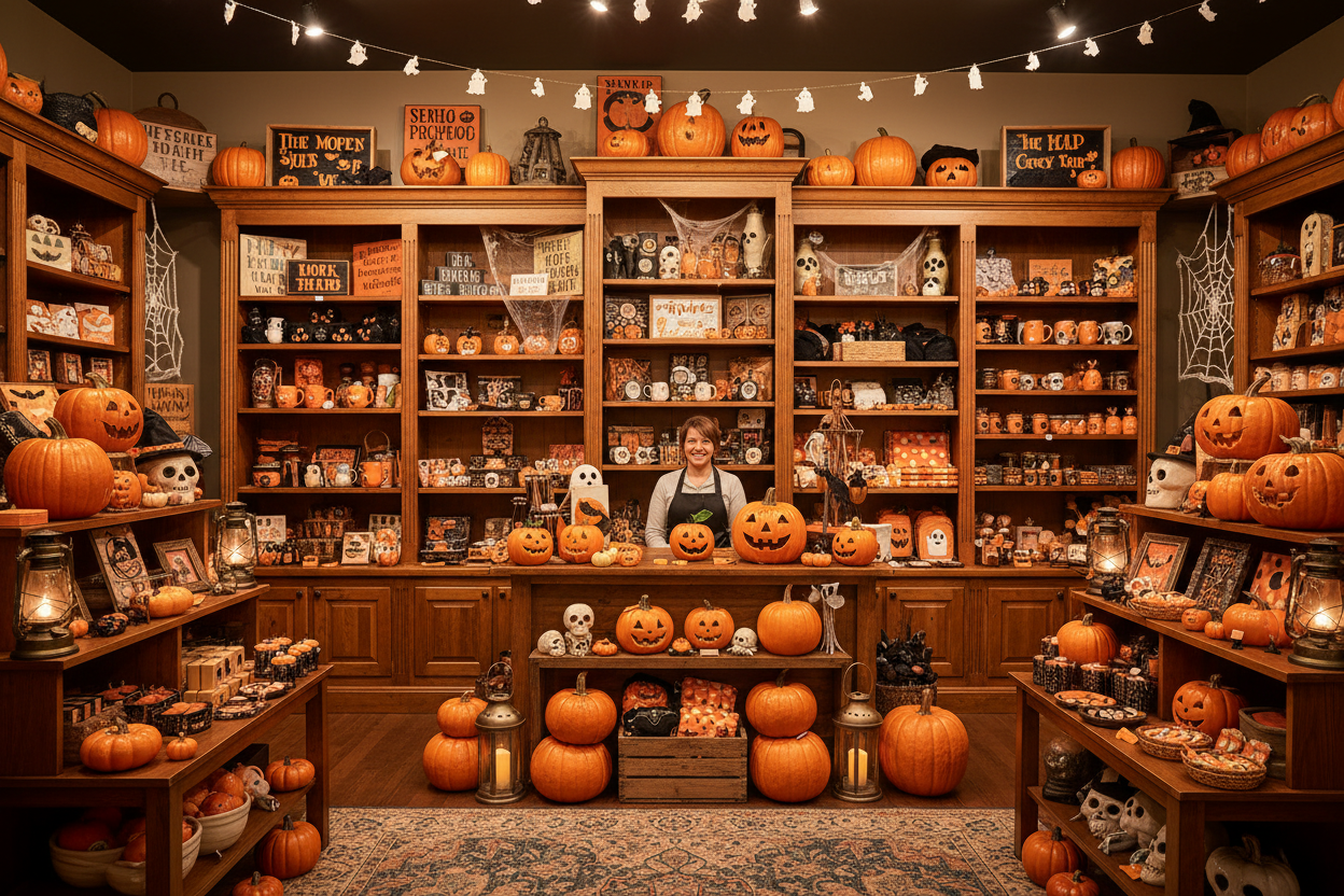 How to Give Your Store a Halloween Look: Gift Display and Shelf Merchandising Tips