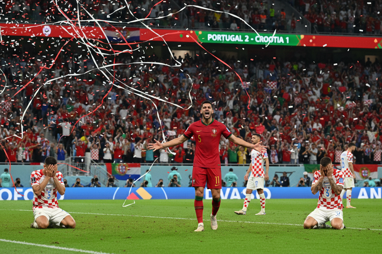 Portugal Beats Croatia 2-1: Ronaldo Scores, Ramos Wins It Late as Croatia Exits the 2026 World Cup