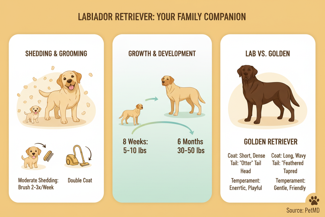 Female Labrador Development Labrador Retrievers Explained: Shedding, Growth, Intelligence, and Wha ...