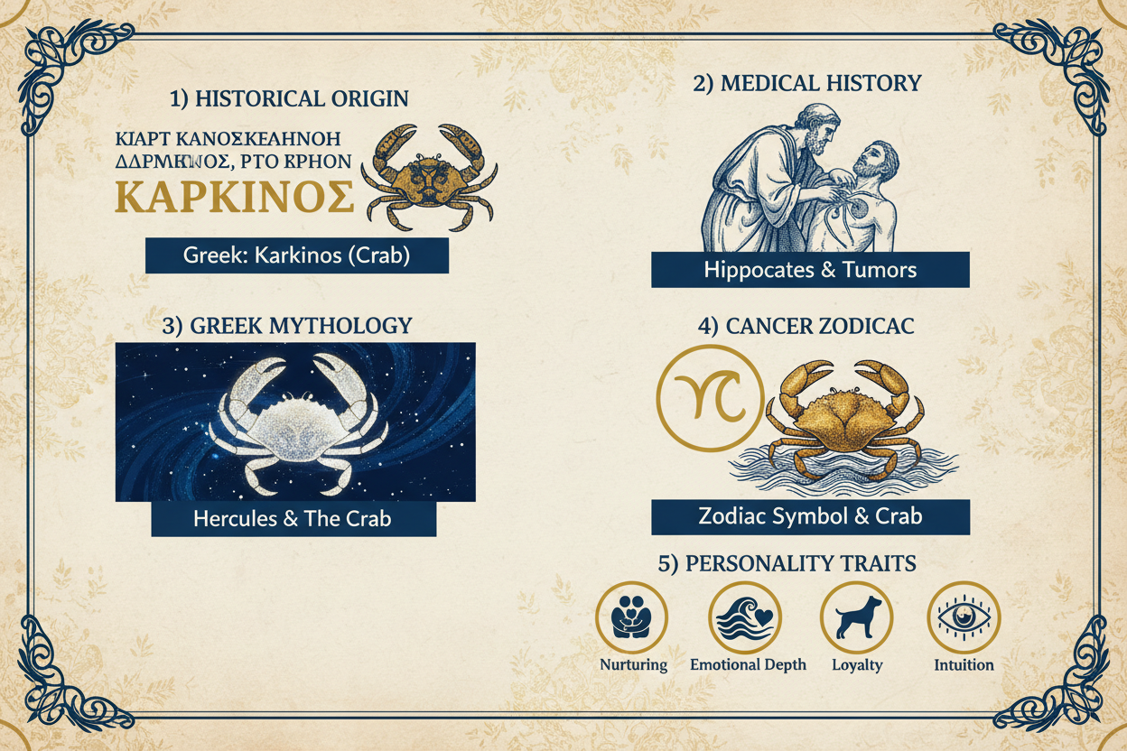Why Does “Cancer” Mean Both a Zodiac Sign and a Disease? The Myth, Symbolism, and Traits of the Cancer Zodiac Sign